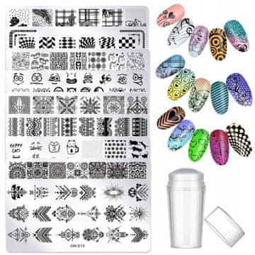 BORN 25 x Set tanjura + pečata za nail art