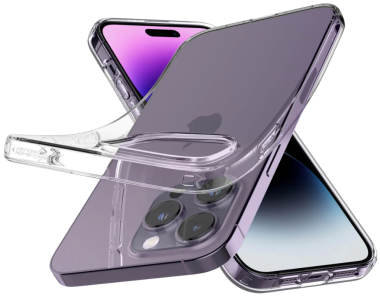 Liquid Crystal maskica ​​za iPhone 14 Pro Max, silikonska, prozirna (ACS04809)