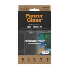 PanzerGlass Ultra-Wide Fit Privacy zaštitno staklo za iPhone 14 Pro, antibakterijsko