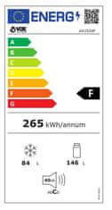 VOX electronics KK 2520 F kombinirani hladnjak, 146 l + 84 l