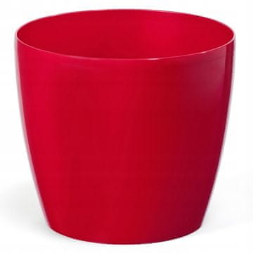 Lamela Tegla za cvijeće s plastičnim poklopcem, crvena, 13,5 cm, Magnolija