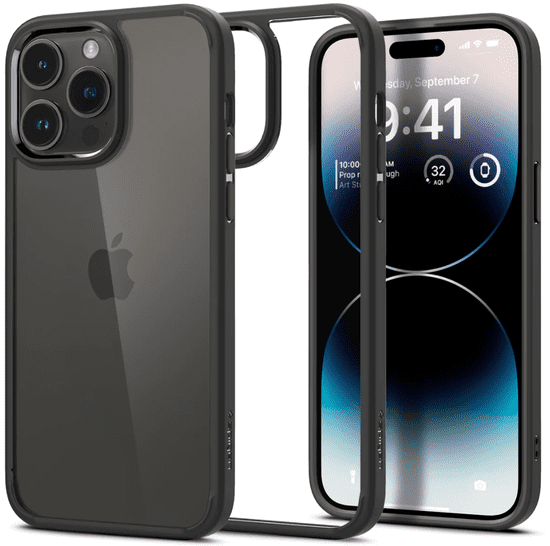 Spigen Ultra Hyrbid maskica za iPhone 14 Pro Max, crna (ACS04817)