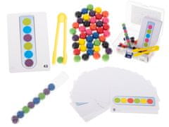 Ikonka Aga Edukativna slagalica šarene Montessori kuglice