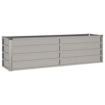 Vidaxl Povišena vrtna gredica boja hrđe 160 x 40 x 45 cm čelik COR-TEN