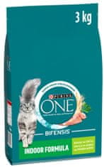 Purina ONE s puretinom - za mačke koje žive u stanu, 3 kg