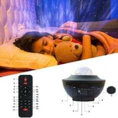 MG Star Night projektor noćnog neba, crni