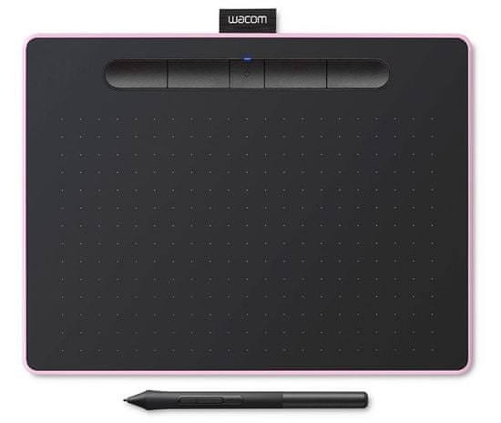 Wacom Intuos M grafički tablet, Bluetooth, rozi + besplatne licence