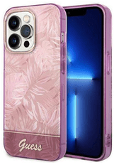 Guess Jungle case za iPhone 14 Pro Max, roza (GUHCP14XHGJGHP)