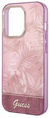 Guess Jungle case za iPhone 14 Pro, roza (GUHCP14LHGJGHP)