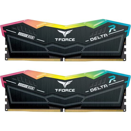 TeamGroup Delta RGB memorija (RAM), 32 GB (2x16GB), DDR5, 6200 MHz, CL38 (FF3D532G6200HC38ADC01)