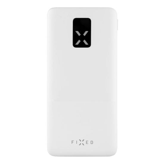 FIXED FIXZEN-10-WH Zen 10 prijenosna punjiva baterija sa zaslonom i PD izlazom, 10000 mAh, bijela