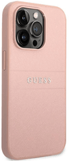 Guess Saffiano maskica za iPhone 14 Pro Max, ružičasta (GUHCP14XPSASBPI)