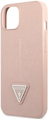 Guess GUHCP13MPSATLP maskica za iPhone 13, Saffiano Triangle, roza