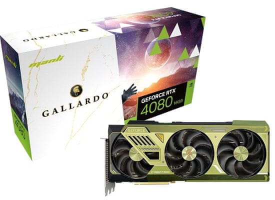Manli GeForce RTX 4080 Gallardo grafička kartica, 16 GB GDDR6X (N68840800M3535)