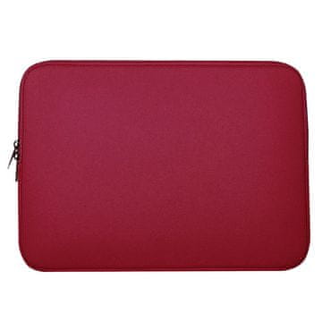 HURTEL Univerzalna torbica, torba, uvlačna, za laptop, tablet 15.6'', crvena