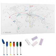 MASCAGNI KARTA U BOJU 70x37 +12xmagnet+5xcolor