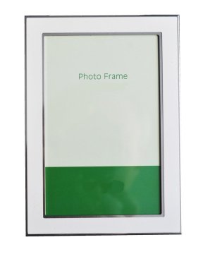 Tradag T6410 BIJELO-SREBRNI okvir metal 13x18 bijela