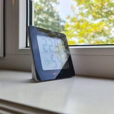 Ruhhy Multifunkcionalni elektronički LCD termometar crni