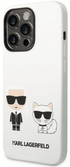 Karl Lagerfeld Choupette maskica za iPhone 14 Pro Max, silikonska, bijela (KLHCP14XSSKCW)