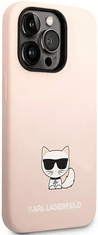 Karl Lagerfeld Choupette Body maskica za iPhone 14 Pro Max, silikonska, roza (KLHCP14XSLCTPI)
