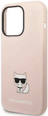 Choupette Body maskica za iPhone 14 Pro Max, silikonska, roza (KLHCP14XSLCTPI)