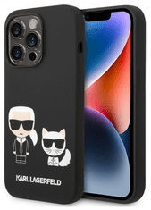 Karl Lagerfeld Choupette maskica za iPhone 14 Pro Max, silikonska, crna (KLHCP14XSSKCK)
