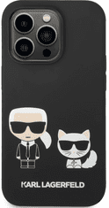 Karl Lagerfeld Choupette maskica za iPhone 14 Pro, silikonska, crna (KLHCP14LSSKCK)
