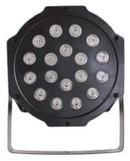 aptel Disco Pair LCD 18 RGB LED reflektor DMX i zvuk na 18W