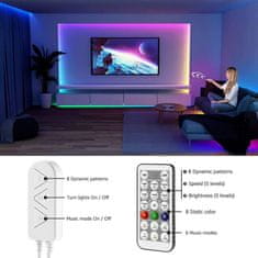 Lepro 5m set LED trake RGB samoljepljive 150 LED SMD 5050 glazbene