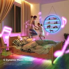 Lepro 5m set LED trake RGB samoljepljive 150 LED SMD 5050 glazbene