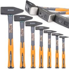 Powermat Set od 7 bravarskih čekića do 2KG - ručka od fiberglasa