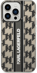 Karl Lagerfeld Mono maskica za iPhone 14 Pro, crna (KLHCP14LHKLSPCK)