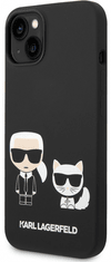 Karl Lagerfeld Choupette maskica za iPhone 14 Plus, silikonsk, crna (KLHCP14MSSKCK)