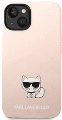 Karl Lagerfeld Choupette Body maskica za iPhone 14, silikonska, roza (KLHCP14SSLCTPI)