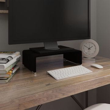 Vidaxl Stakleni stalak za monitor/TV 40x25x11 cm