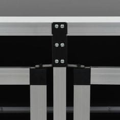 Vidaxl Kavez za pse s dvostrukim vratima 89 x 69 x 50 cm