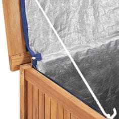 Vidaxl Vrtna kutija za pohranu 60 x 50 x 58 cm od masivne tikovine