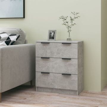 Vidaxl Ormarić Betonsko-sivi 60x30x70 cm Materijal na bazi drveta