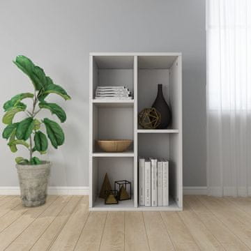 Vidaxl Biblioteka/Ormarić Bijela 50x25x80 cm Iverica