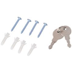 Homestar Ormarić za prvu pomoć Model 3 30x12x60 cm Crveni