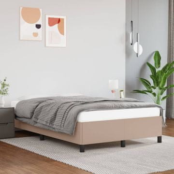 Vidaxl Okvir za krevet Cappuccino 120x200 cm umjetna koža