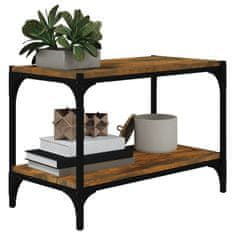 Vidaxl TV ormarić boja hrasta 60x33x41 cm konstruirano drvo i čelik