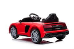 Lean-toys Audi R8 Lift A300 USB koža i mekani kotači + daljinski 2x45W