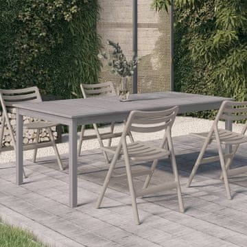 Vidaxl Vrtni stol sivi 200x100x75 cm masivno drvo akacije