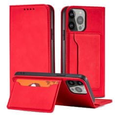 MG Magnet Card preklopna maska za Samsung Galaxy A23 5G, crvena