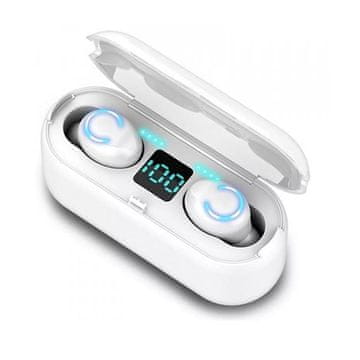 Verkgroup 2u1 Bluetooth bežične slušalice i power bank LCD bijeli