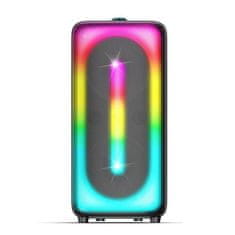 Bass Polska FM USB karaoke zvučnik Bluetooth 150W + daljinski i mikrofon LED RGB
