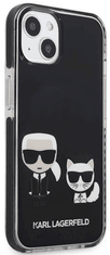 Karl Lagerfeld Karl and Choupette maska ​​za iPhone 13, crna (KLHCP13MTPEKCK)