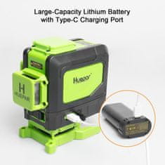 Huepar PROFI 12 line laser 360 sa baterijom + daljinski