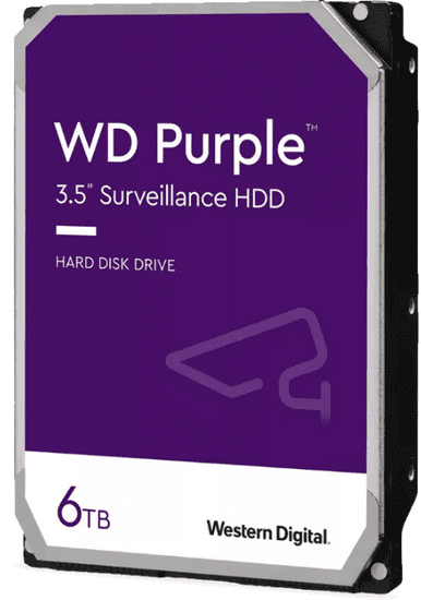 WD Purple tvrdi disk, 6TB, 8,89 cm, SATA, 256MB (WD63PURZ)